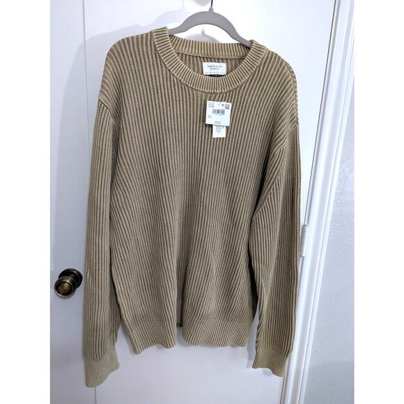 American Eagle Outfitters Men's Tan Sweater Sz XL New with tags - Picture 1 of 10
